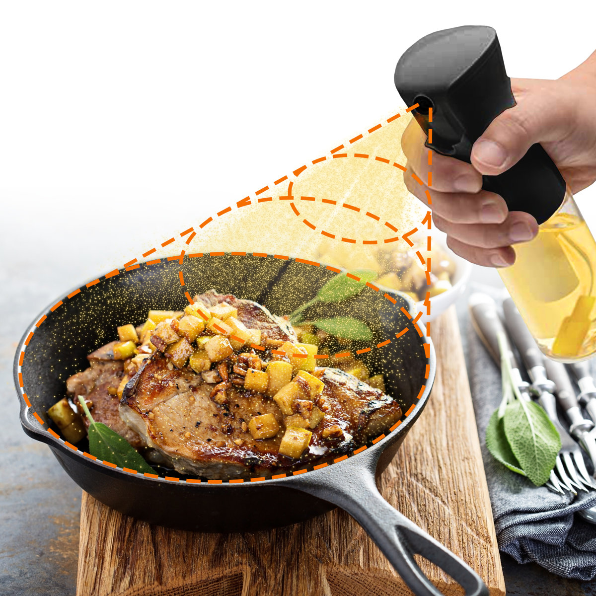 10.14oz. Oil & Vinegar Cruet Set